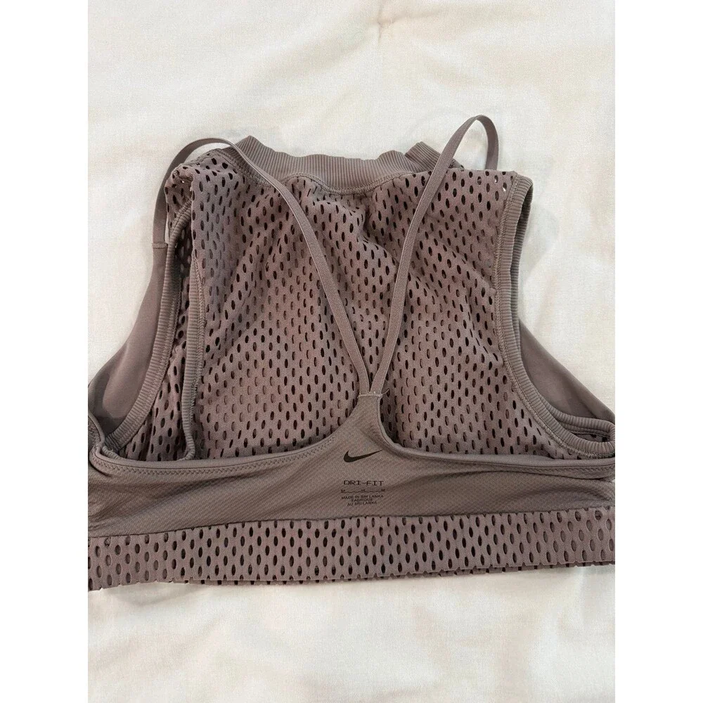 Nike Dri-FIT Mesh Cropped tank bra M